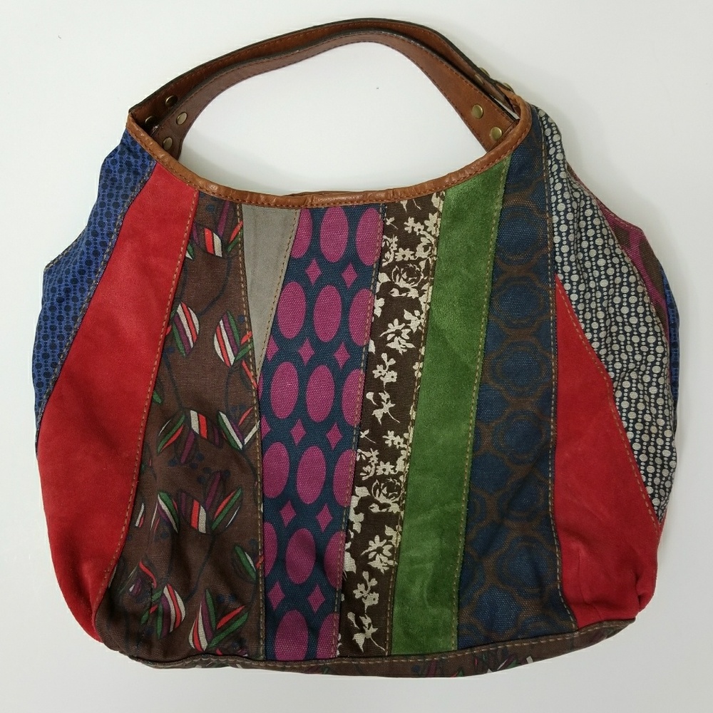 Fossil Long Live Vintage Patchwork Hobo Bag - Picture 3 of 8